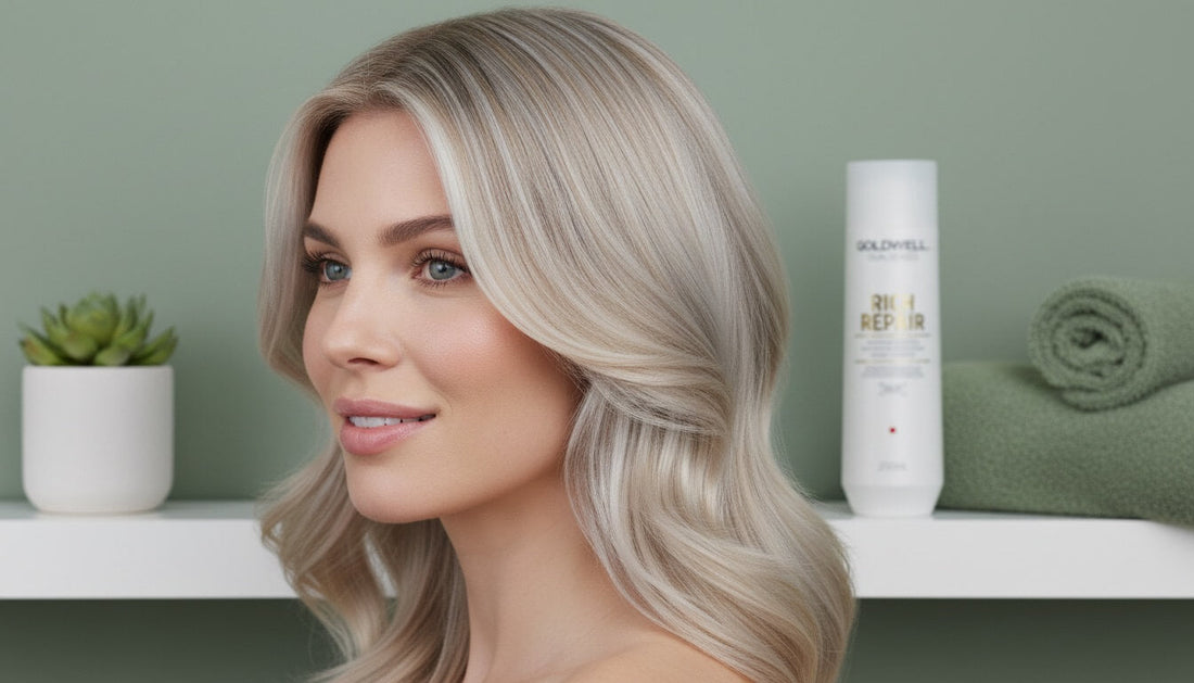 KI-generiert: Blondierte Haare Pflegen