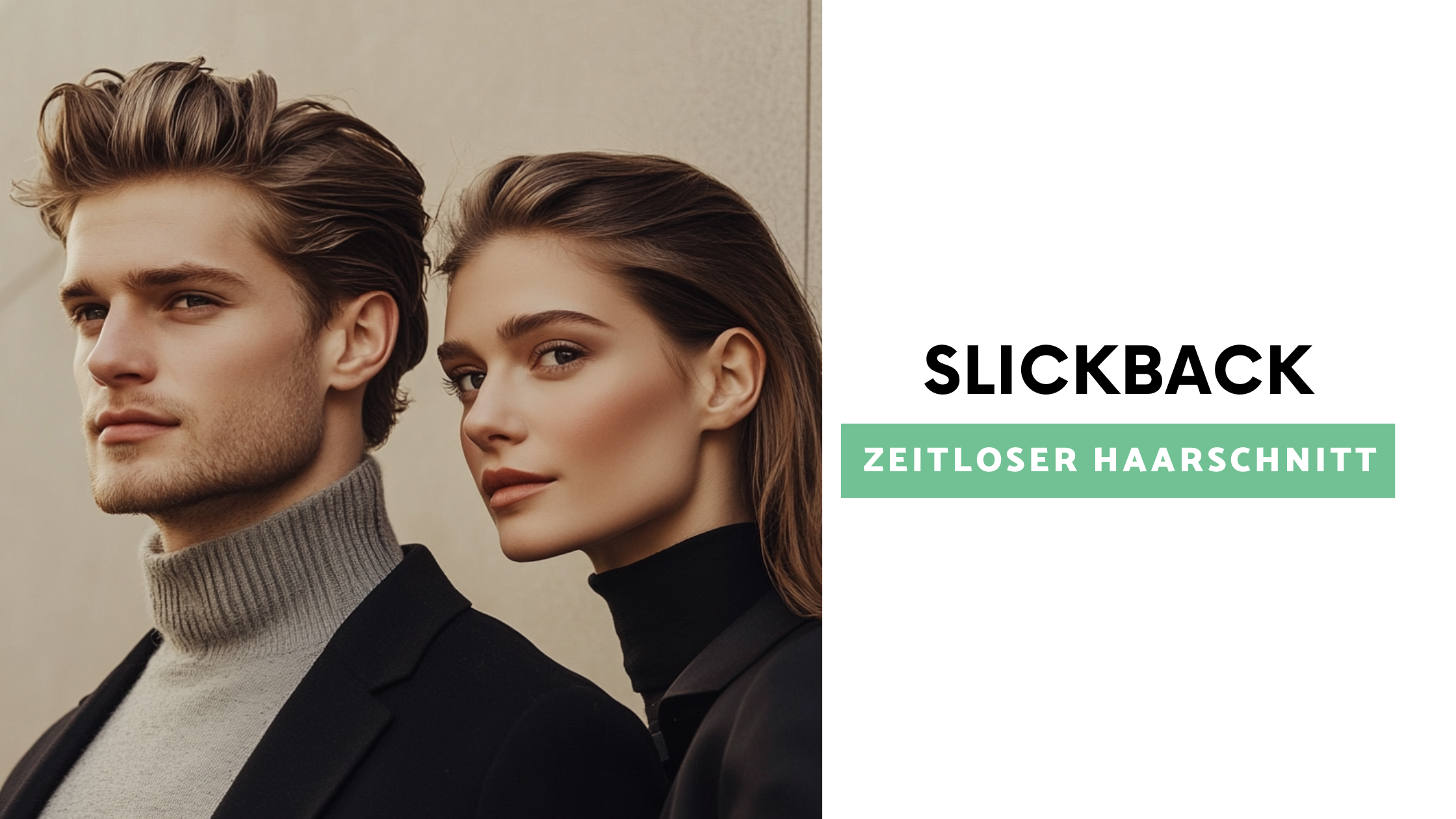 Slickback Frisur - ein zeitloser und eleganter Haarschnitt