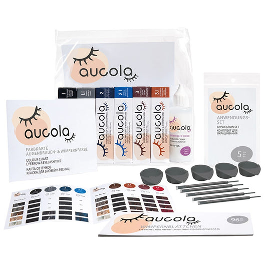 aucola Starter Set AWF Augenbrauen- & Wimpernfarbe