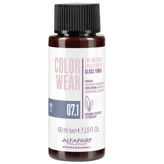 Alfaparf COLOR WEAR GLOSS TONER 07.1 60ml