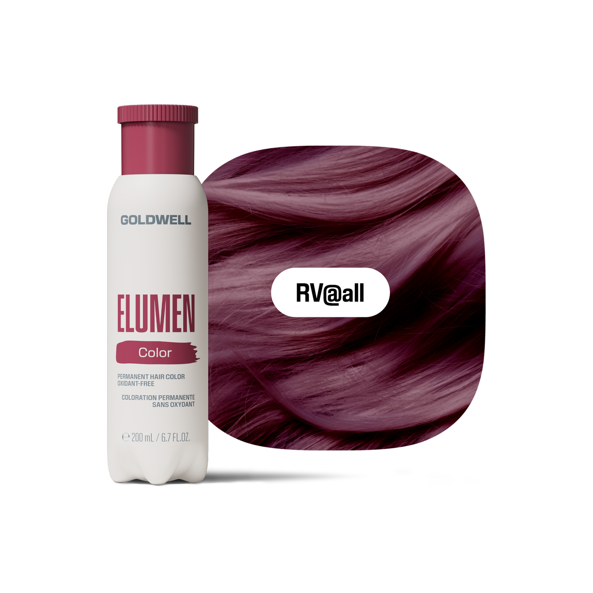 Goldwell Elumen Hair Color Pure RV@all Red Violet 200 ml