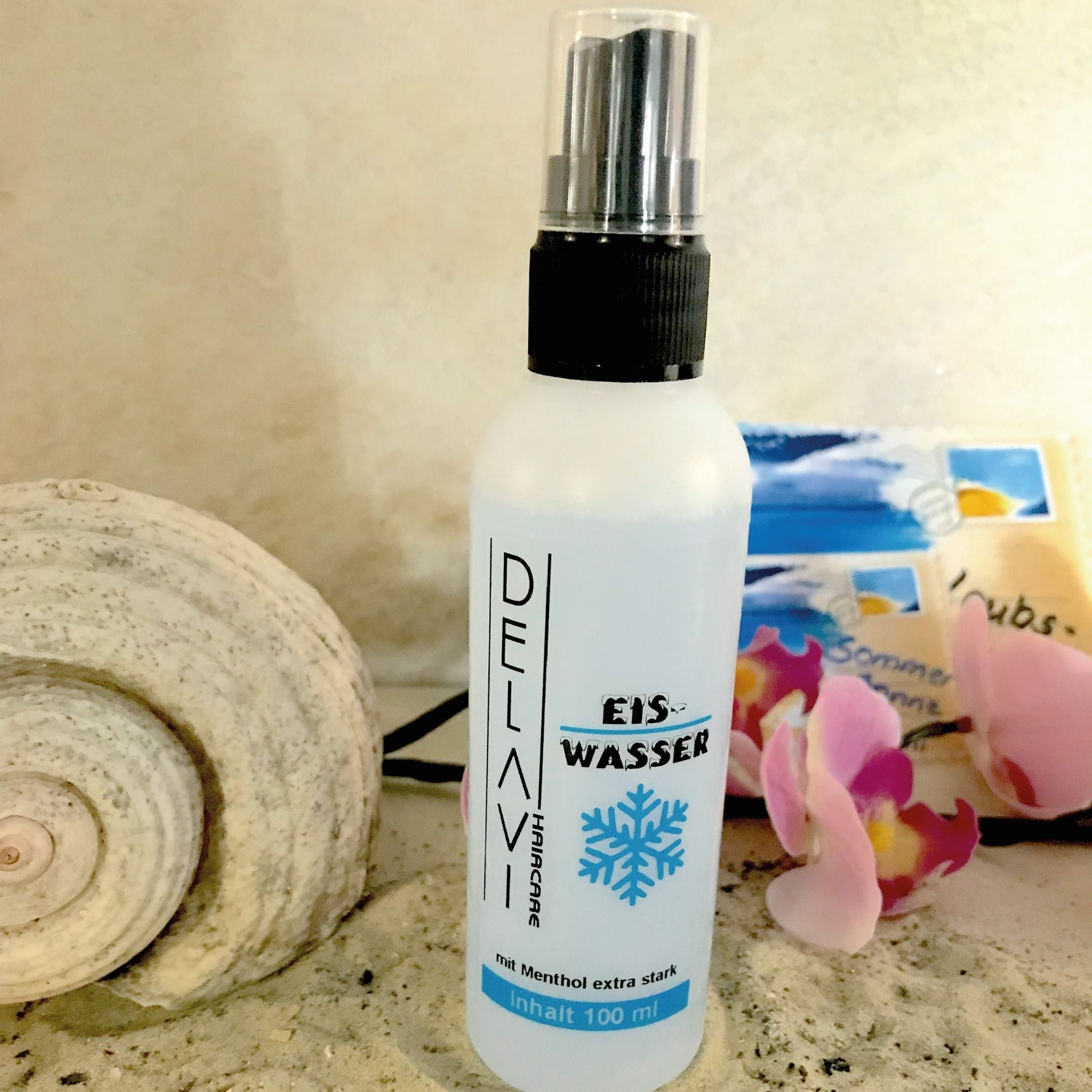 DELAVI Eiswasser, mit Menthol und Zerstäuber, 100ml