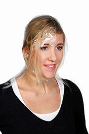 Comair Einweg-Strähnenhaube transparent glatt 50St. 0,030x350x540mm