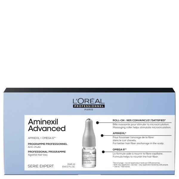 L'Oréal Professionnel Serie Expert Aminexil Advanced Roll-on, 10x 6 ml