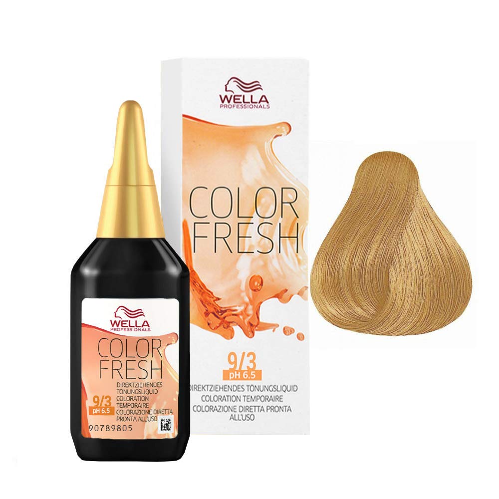 Wella Color Fresh Tönungsliquid 9/3 LICHTBLOND GOLD, 75 ml