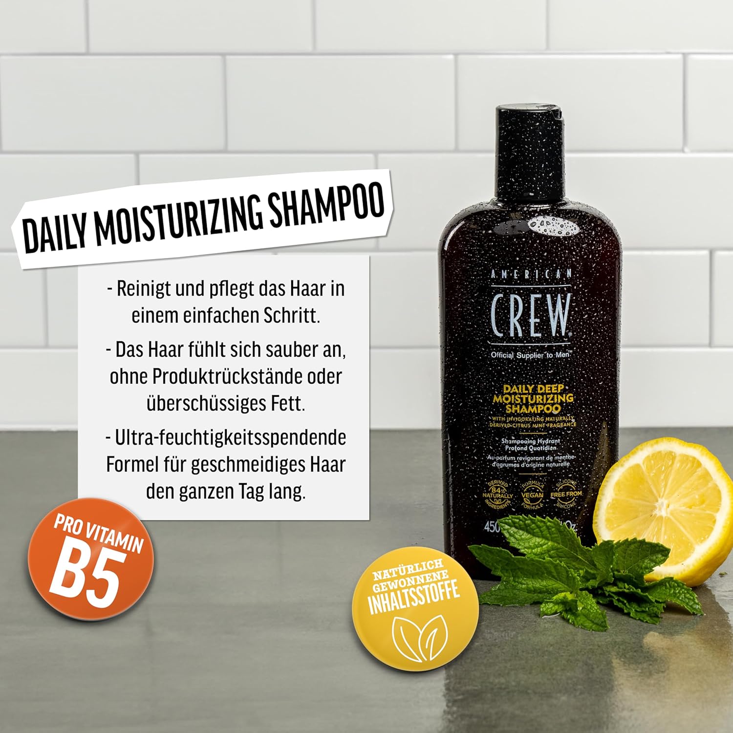 American Crew – Daily Deep Moisturizing Shampoo 250ml