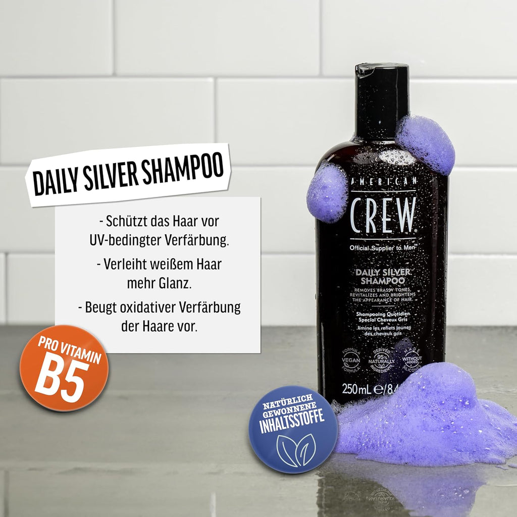 American Crew - Daily Silver Shampoo 250ml