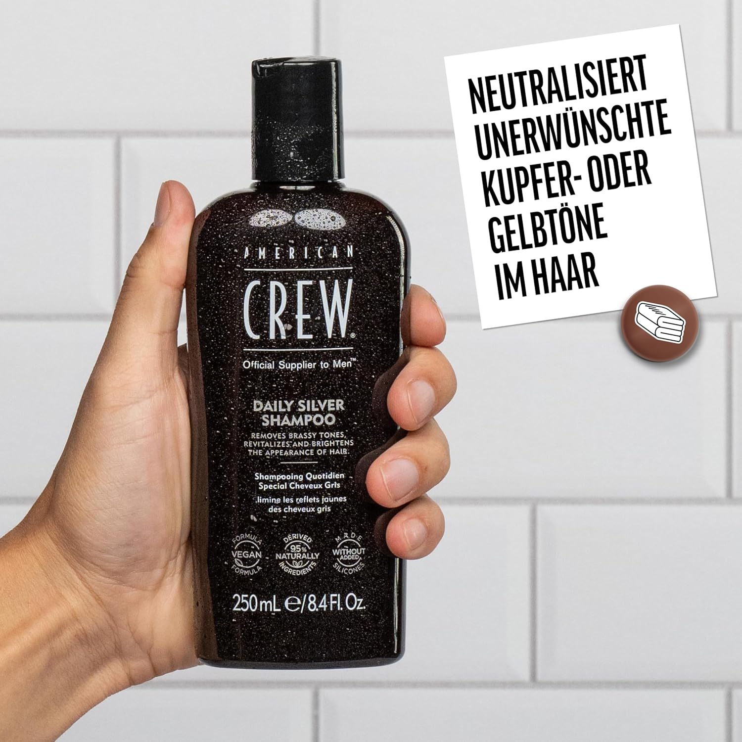 American Crew - Daily Silver Shampoo 250ml
