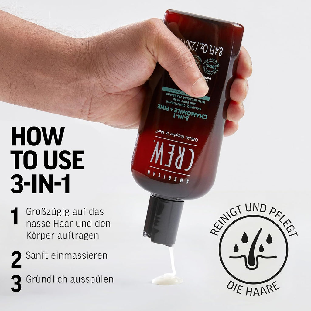 American Crew - 3-IN-1 RELAXING 1000ML