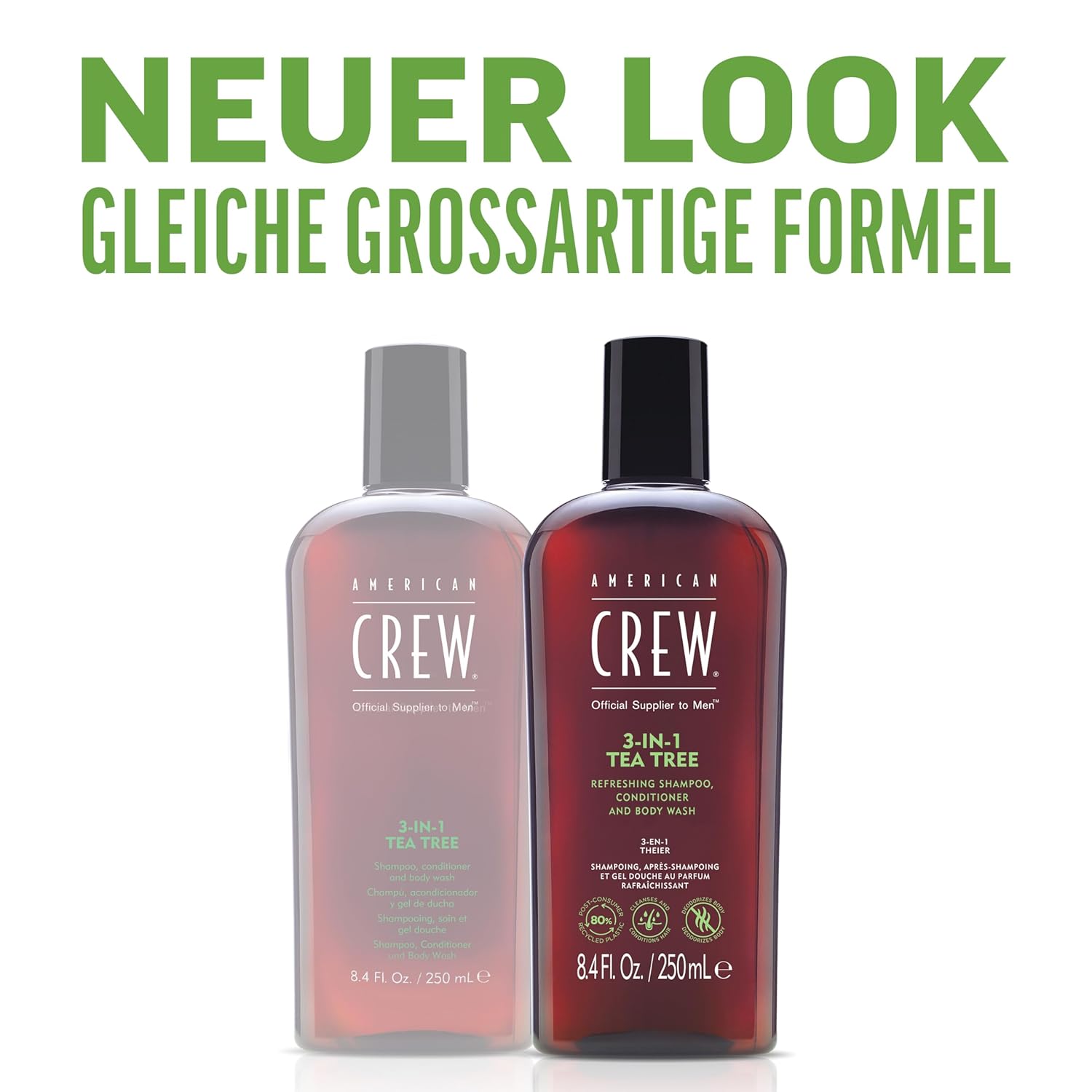 American Crew - 3-IN-1 TEA TREE 450ML