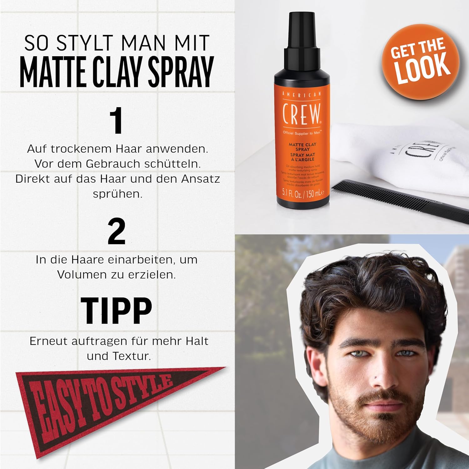 American Crew - Matte Clay Spray 150ml