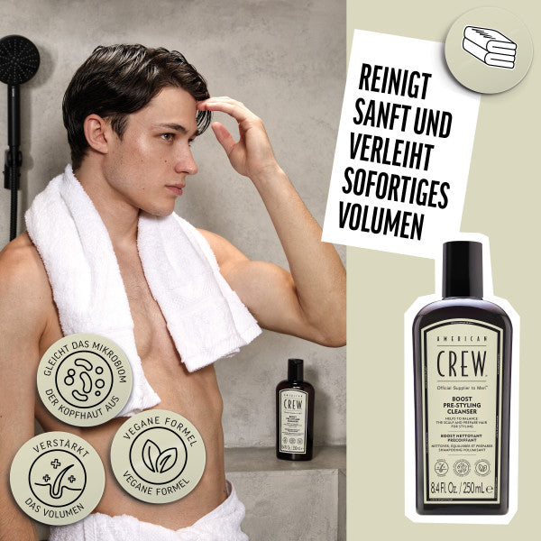 American Crew Boost Pre-Styling Cleanser 250ml