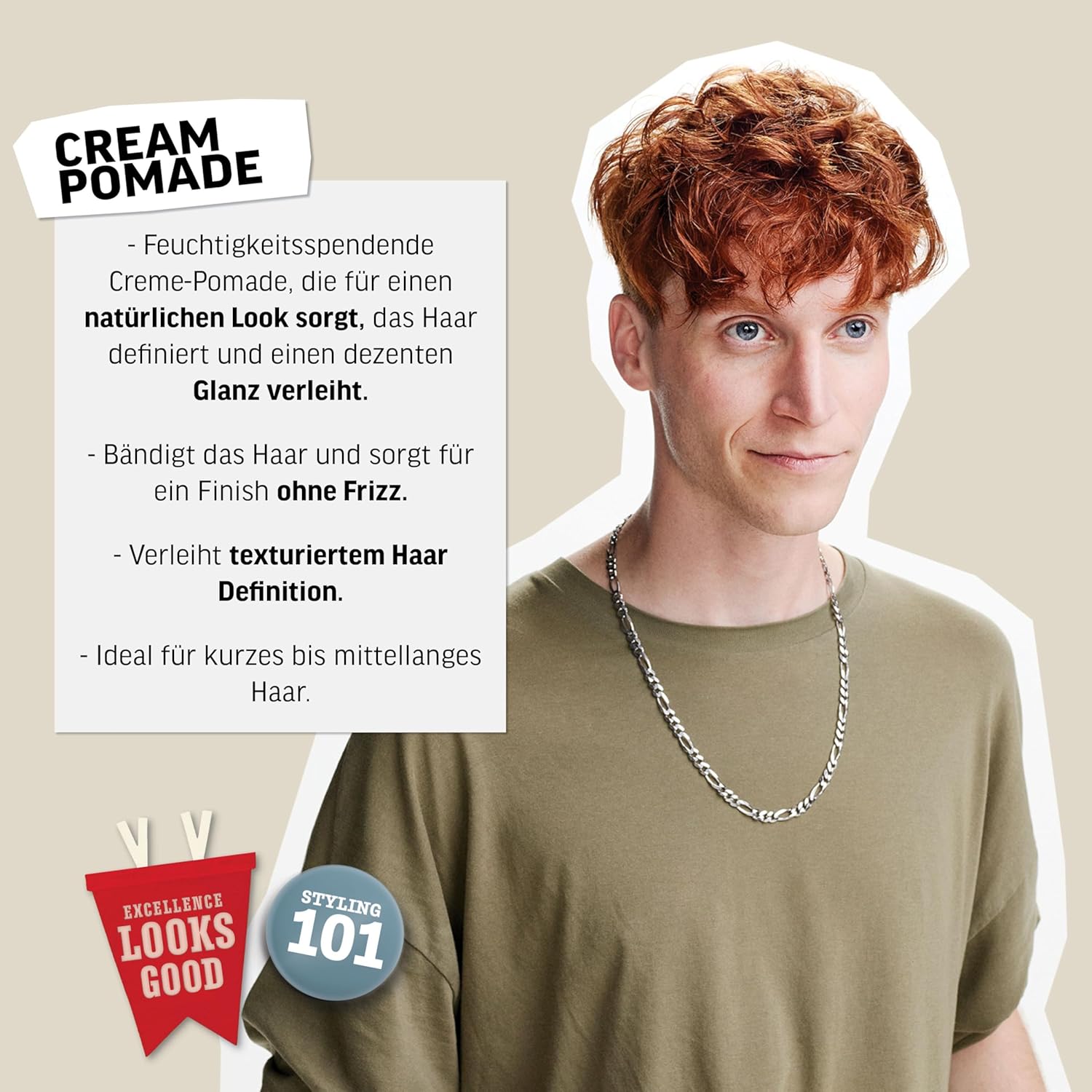 American Crew - Cream Pomade 85g