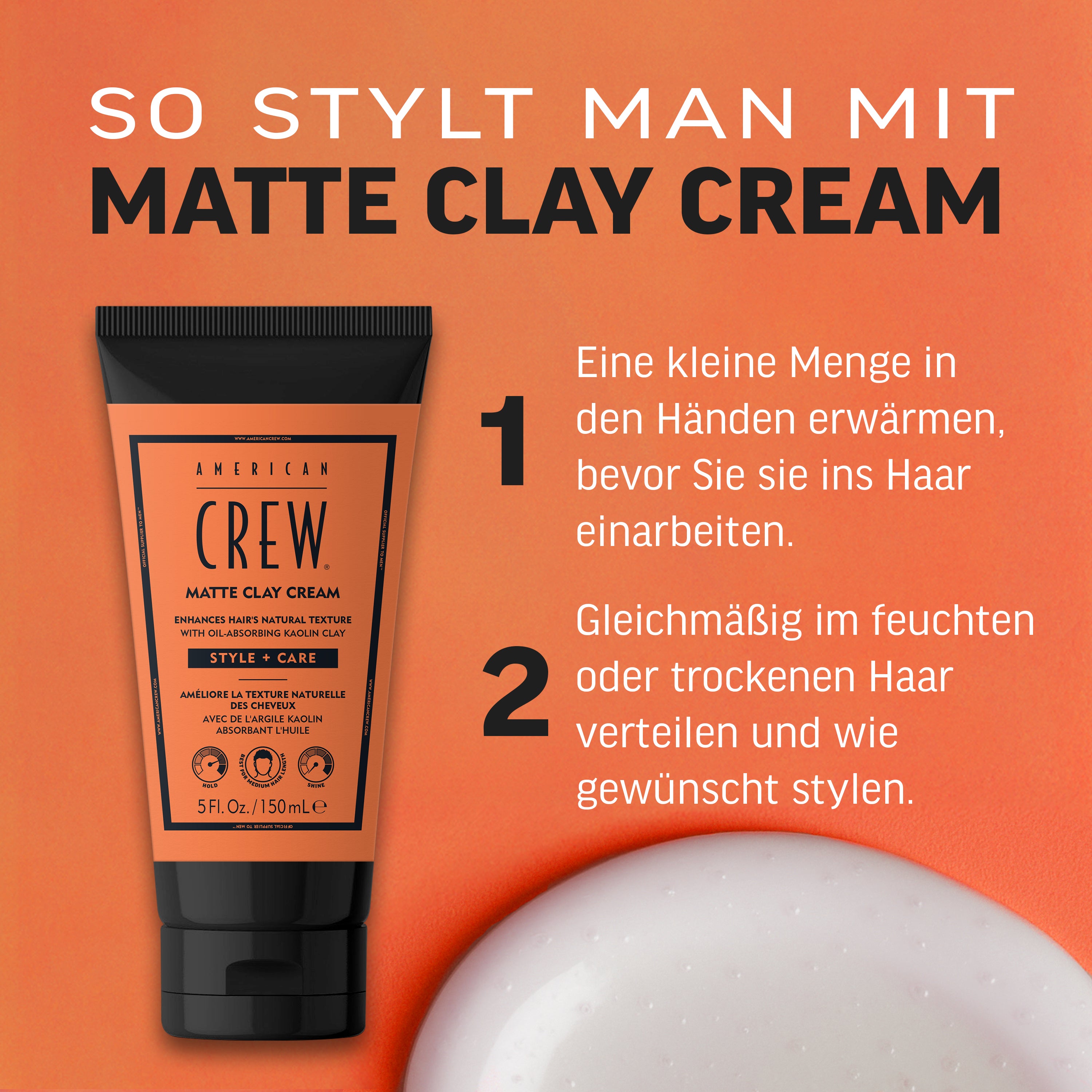American Crew Matte Clay Cream 150ml