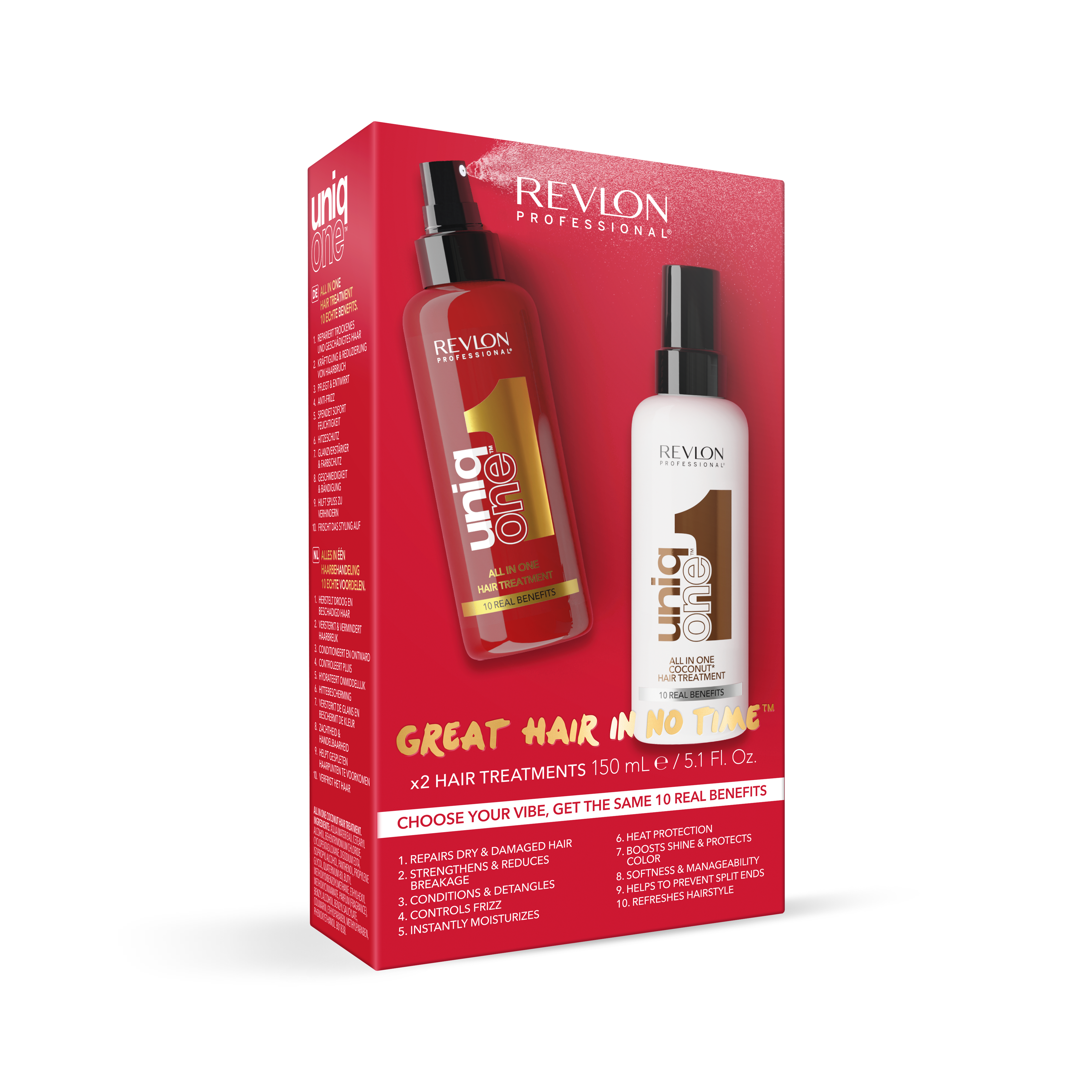 REVLON Professional - UNIQONE DUO PACK CLASSIC TREATMENT 150ML + COCO 150ML