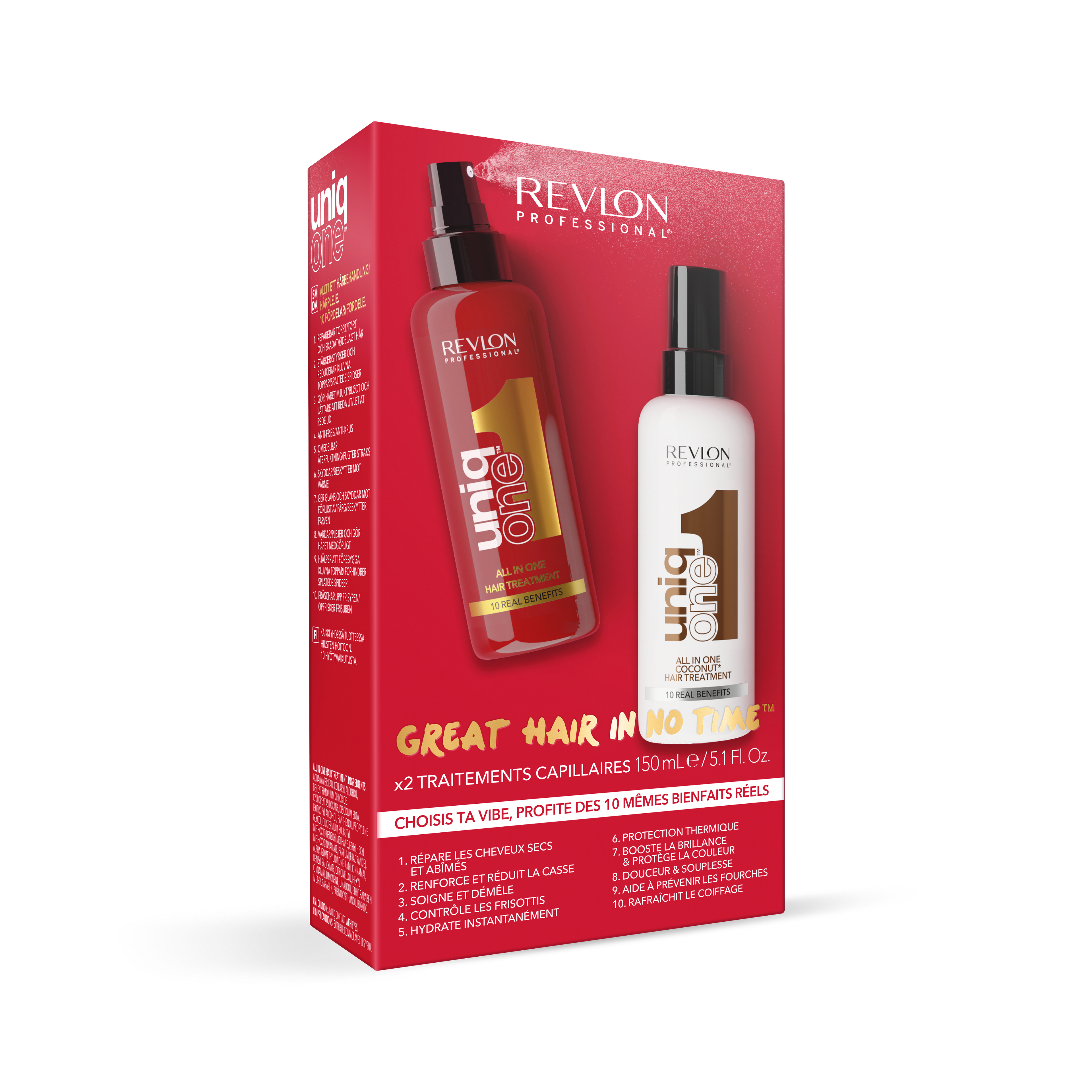REVLON Professional - UNIQONE DUO PACK CLASSIC TREATMENT 150ML + COCO 150ML