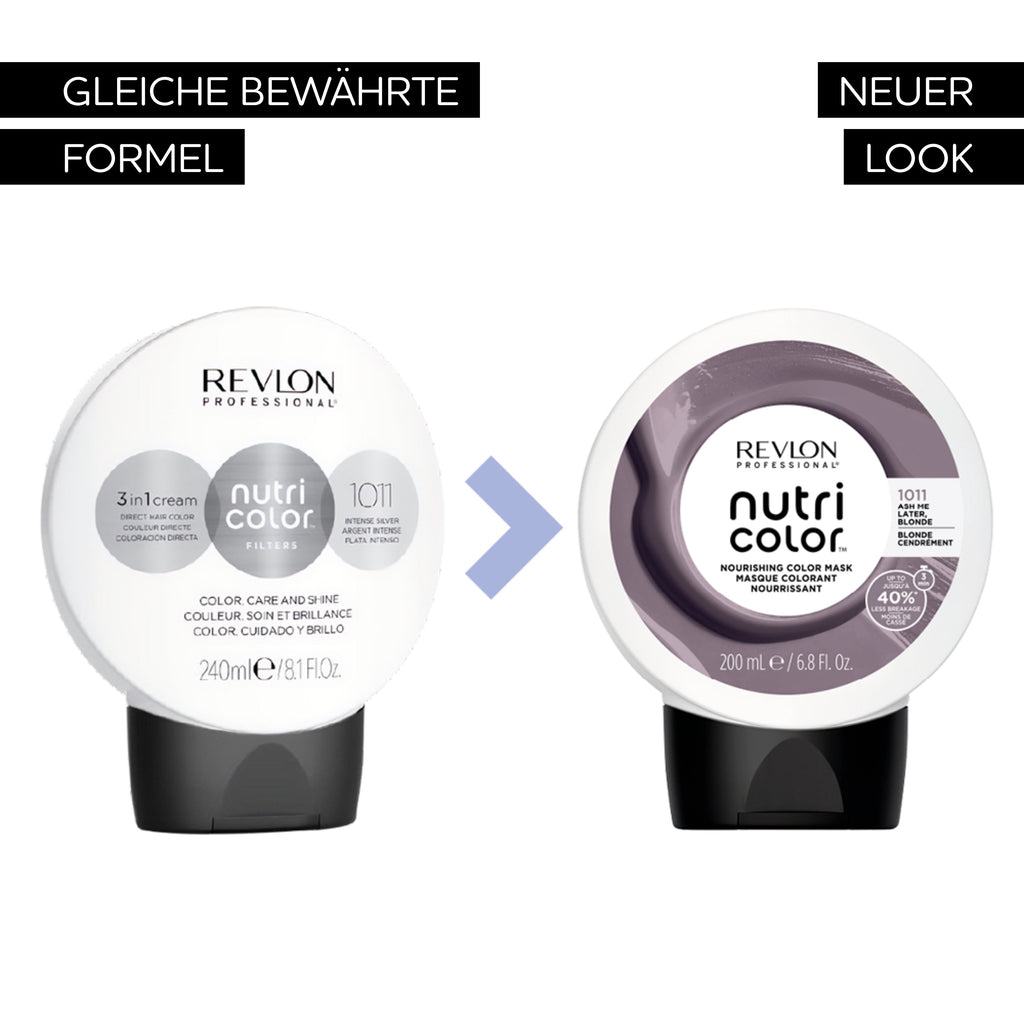 REVLON Professional - NUTRI COLOR 1011 ASH ME LATER FROSTED BLONDE, 200ml