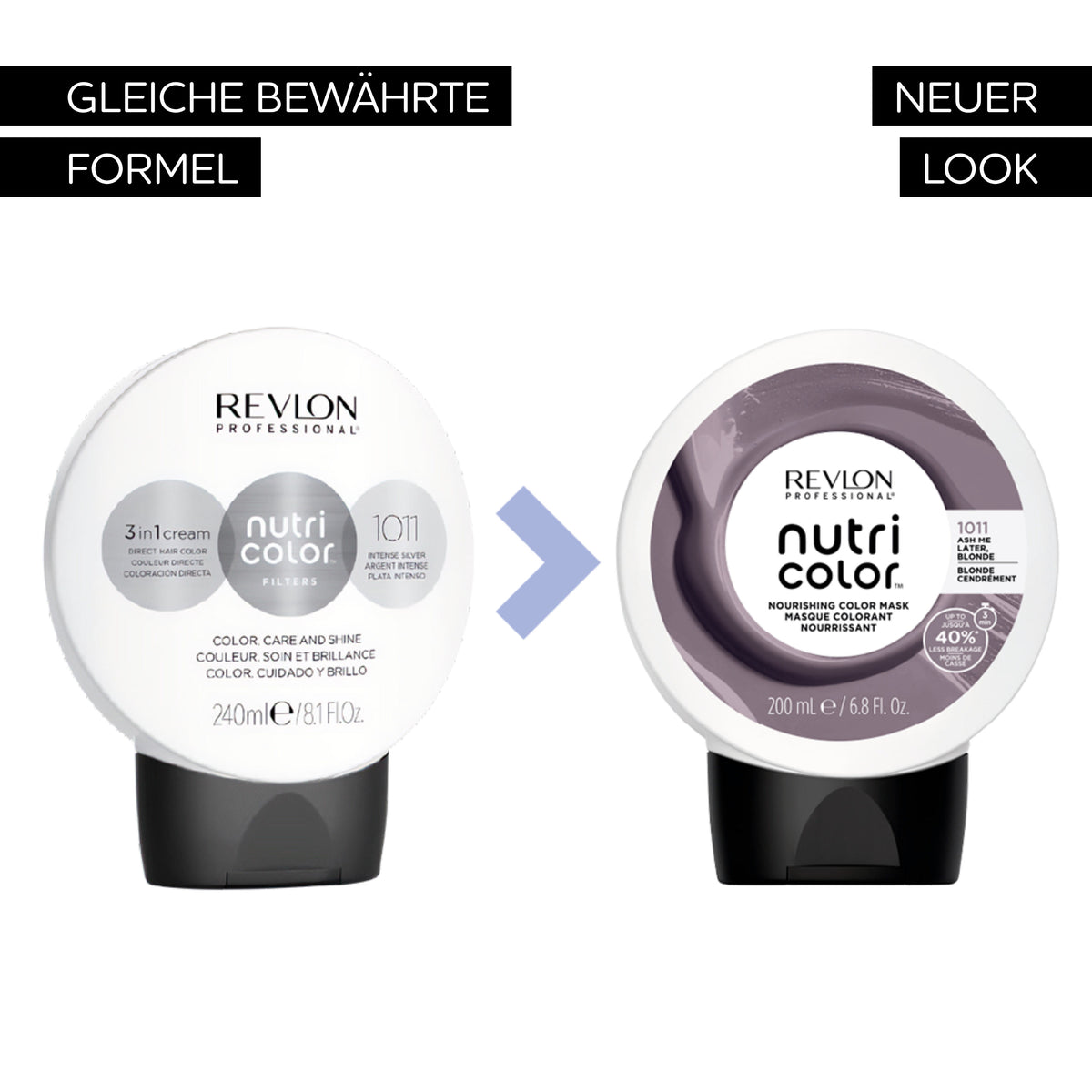 REVLON Professional - NUTRI COLOR 1011 ASH ME LATER FROSTED BLONDE, 200ml