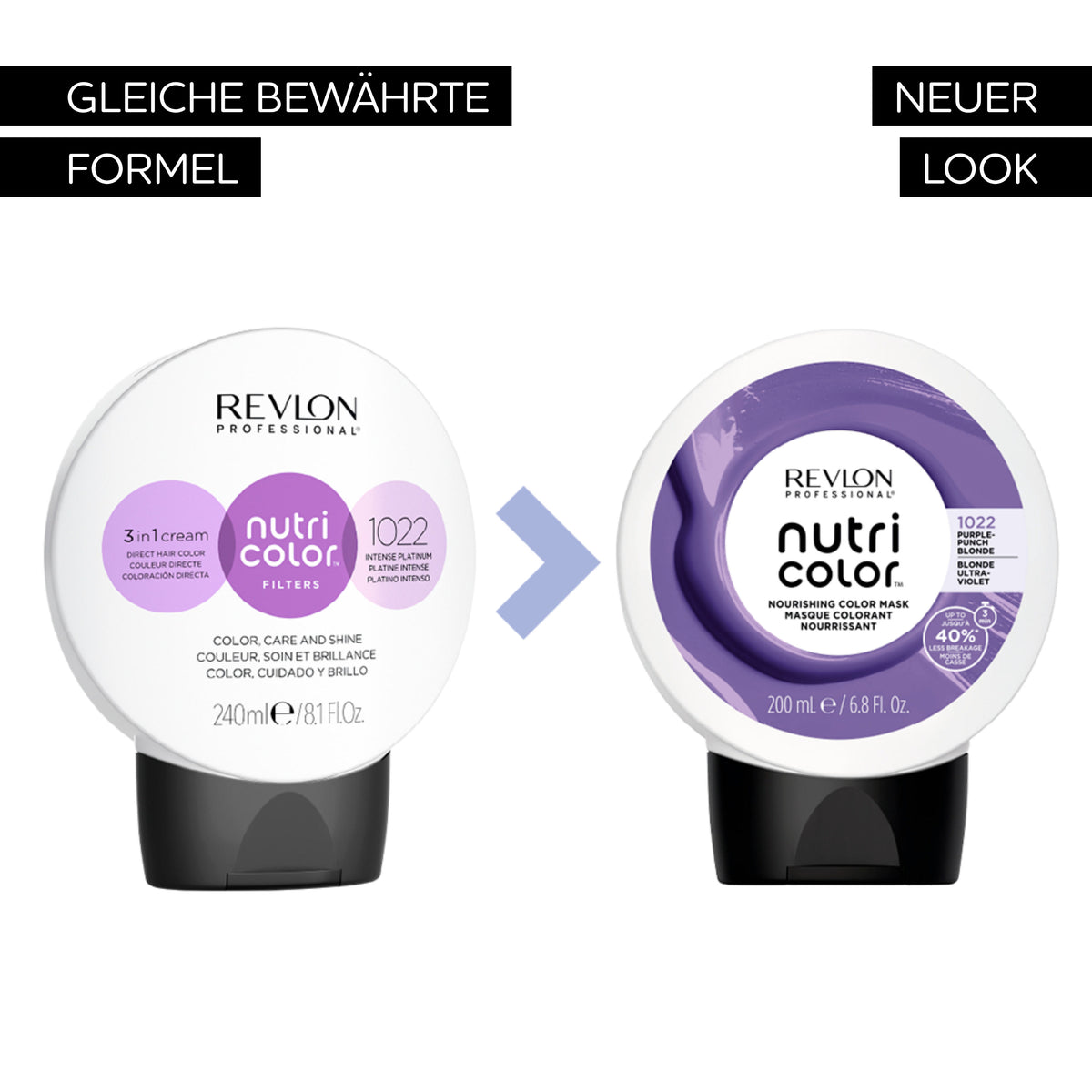 REVLON Professional - NUTRI COLOR 1022 PURPLE-PUNCH BLONDE, 200ml