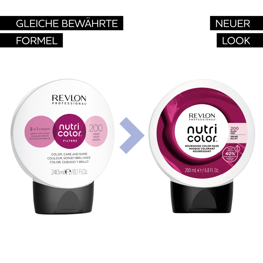 REVLON Professional - NUTRI COLOR 200 PLUM POP PURPLE, 200ml