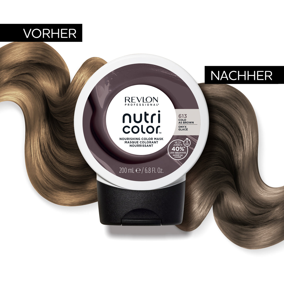 REVLON Professional - NUTRI COLOR 613 FROSTED ALMOND, 200ml
