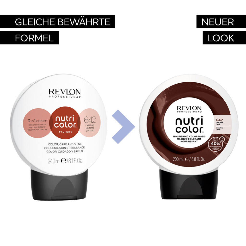 REVLON Professional - NUTRI COLOR 642 CACAO CHIC (CHOCOLATE), 200ml