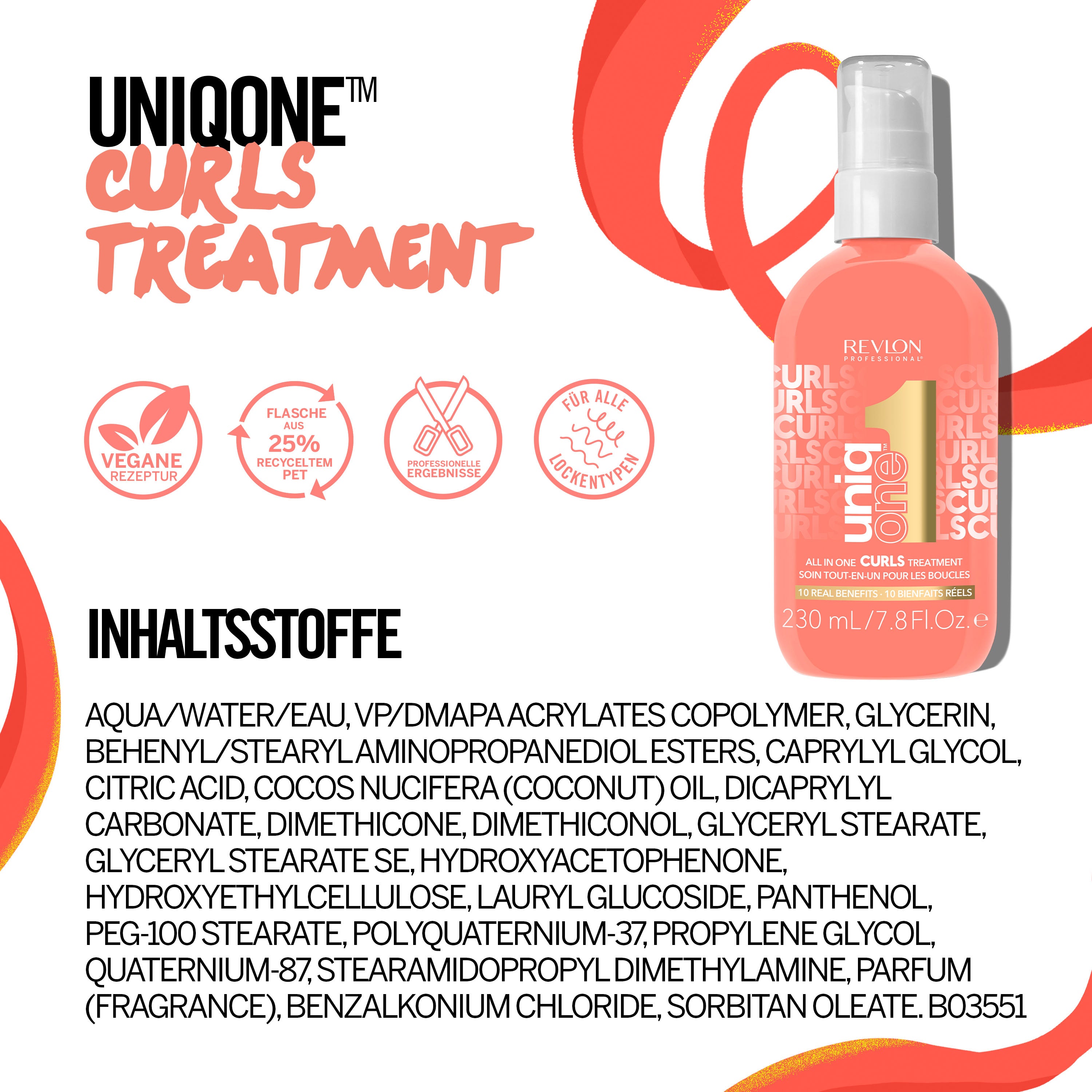 Revlon Professional UniqOne Hair Treatment Curls 230ml
