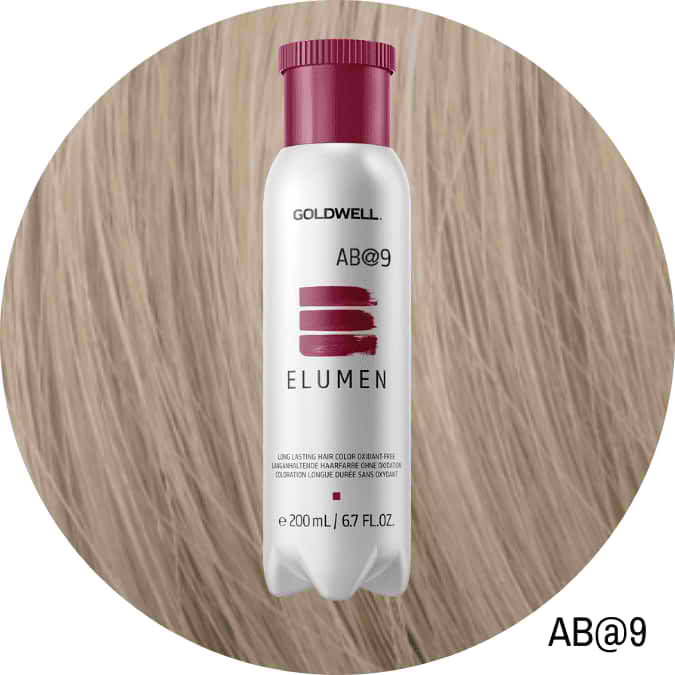 Goldwell Elumen Haarfarbe Cools AB@9 Aschbeige auf der Tonhöhe Hellhellblond 200 ml