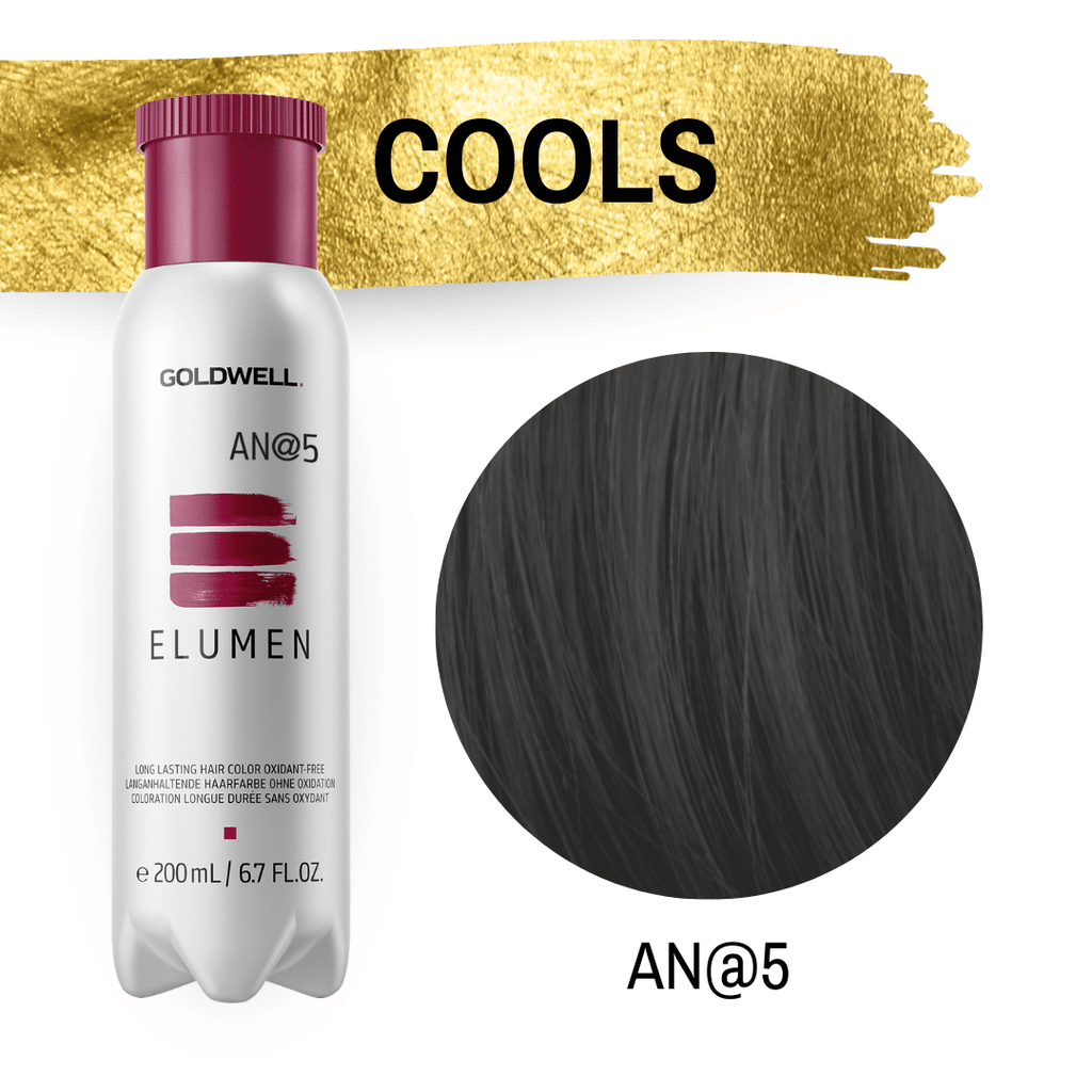 Goldwell Elumen Haarfarbe Cools AN@5 Aschnatur auf der Tonhöhe Hellbraun 200 ml