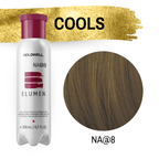 Goldwell Elumen Hair Color Cools NA@8 Natural Ash on the Pitch Light Blonde 200 ml