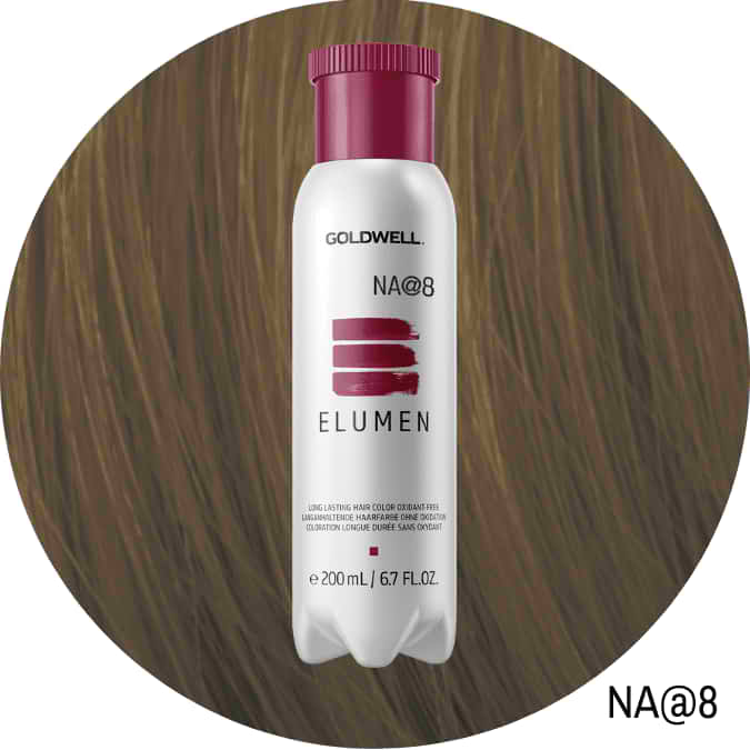 Goldwell Elumen Hair Color Cools NA@8 Natural Ash on the Pitch Light Blonde 200 ml