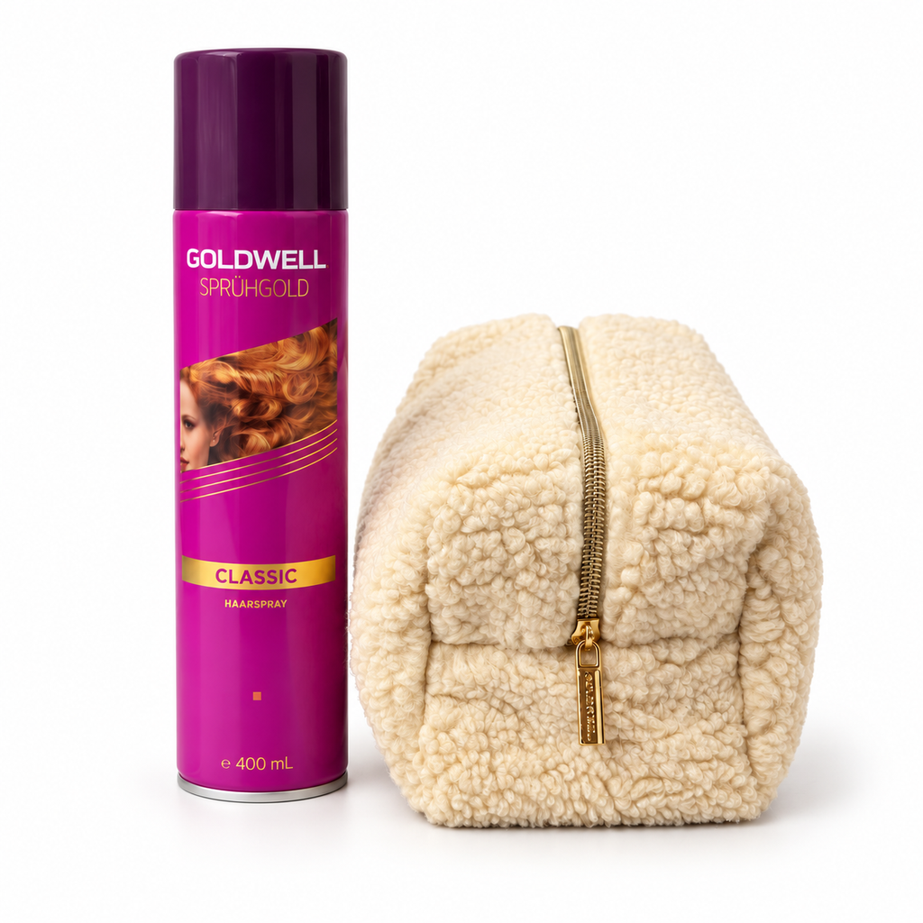 Goldwell Sprühgold Classic Haarspray 400 ml + GRATIS Kosmetiktasche