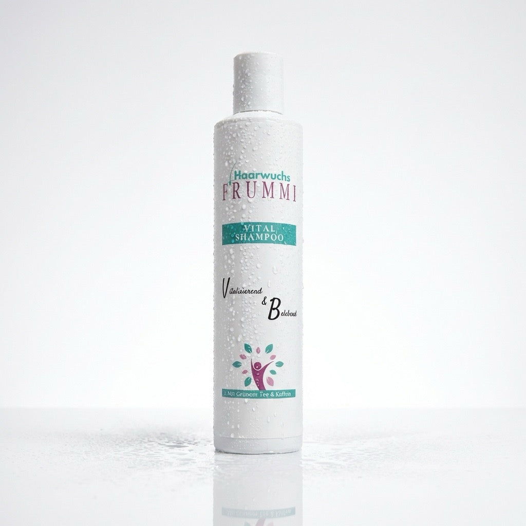 Frummi Vital Shampoo mit Grünem Tee und Koffein 200 ml | Vitalisierend belebend