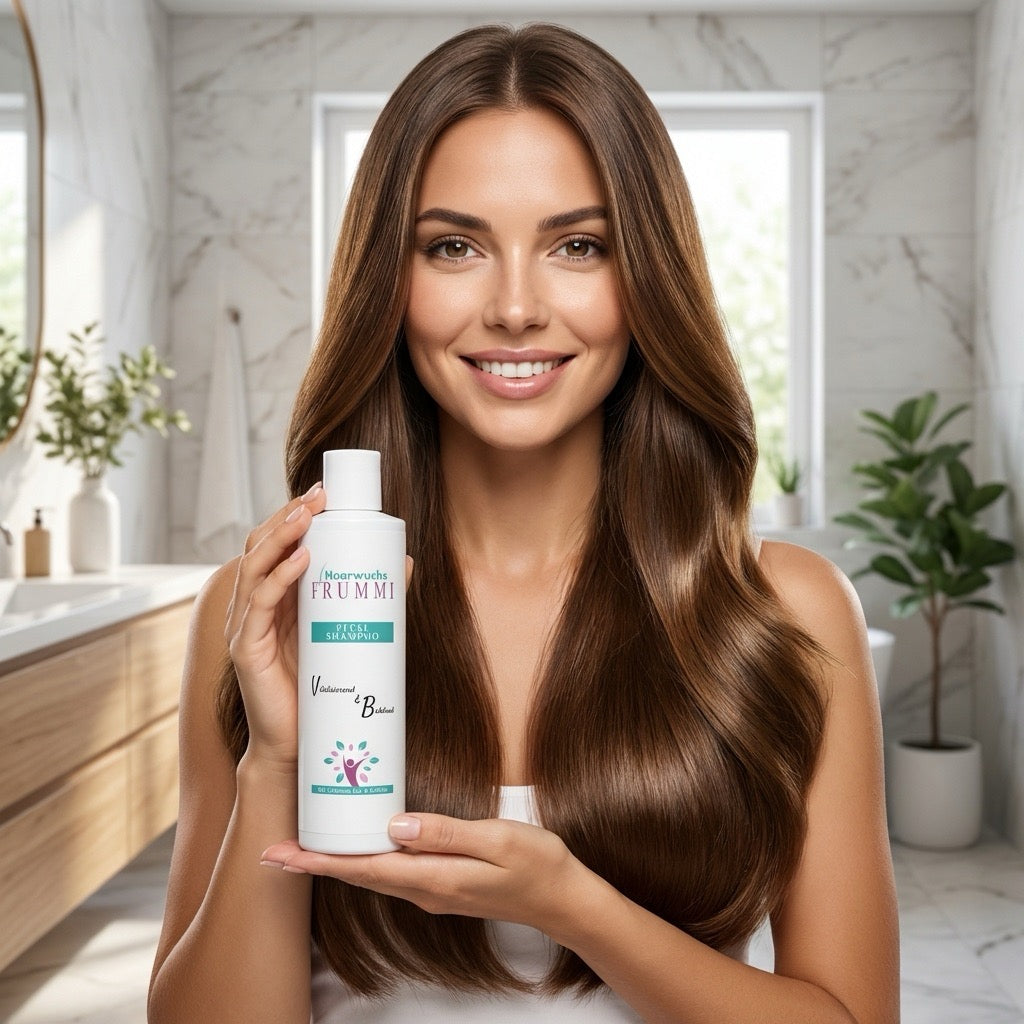 Frummi Vital Shampoo mit Grünem Tee und Koffein 200 ml | Vitalisierend belebend