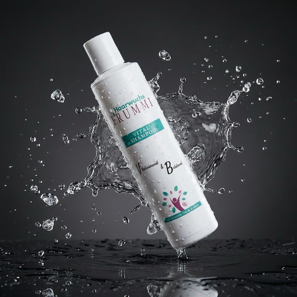 Frummi Vital Shampoo mit Grünem Tee und Koffein 200 ml | Vitalisierend belebend