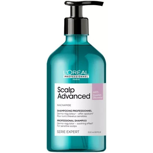 L'Oréal Professionnel Serie Expert Scalp Advanced Anti-Discomfort Dermo-Regulator Shampoo, 500 ml