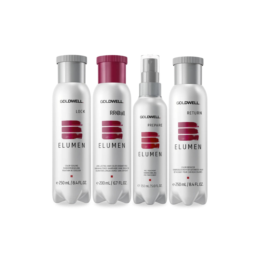Goldwell Elumen RR@all Komplett-Set – Intensives Rot mit Prepare, Lock & Return