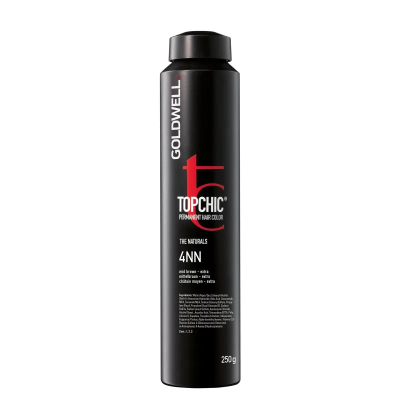 GOLDWELL TOPCHIC DOSE 4NN - mittelbraun extra 250 ml