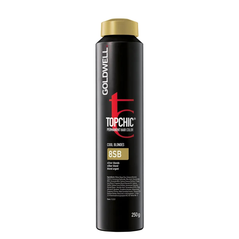 GOLDWELL TOPCHIC DOSE 8SB - silber blond 250 ml