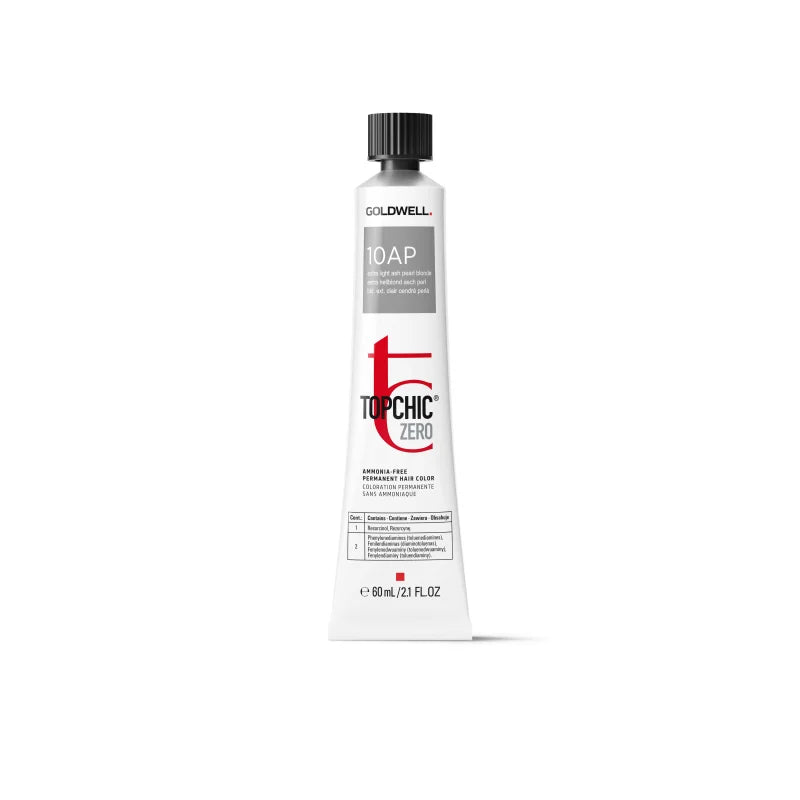 GOLDWELL TOPCHIC ZERO TUBE 10AP - extra hell blond asch perl 60 ml