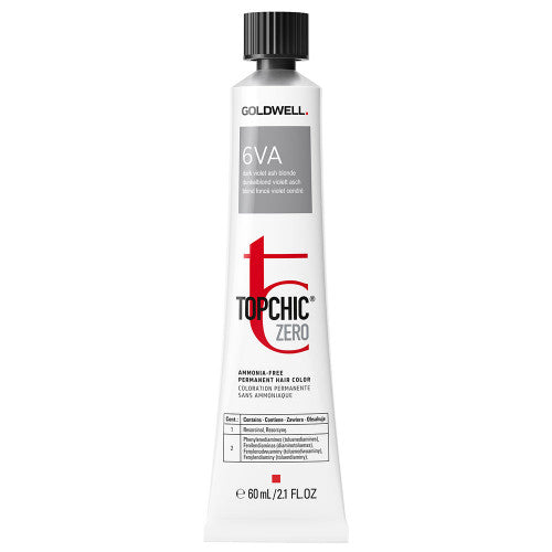 GOLDWELL TOPCHIC ZERO TUBE 6VA - dunkelblond violett ash 60 ml