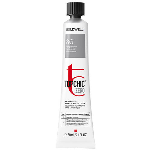 GOLDWELL TOPCHIC ZERO TUBE 8G - hellblond gold 60 ml