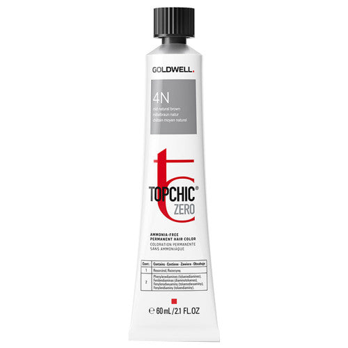 GOLDWELL TOPCHIC ZERO TUBE 4N - mittelbraun natur 60 ml