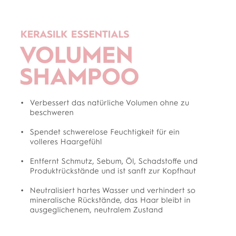 Volume Shampoo 250 ml - KERASILK ESSENTIALS