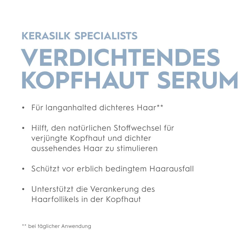 Verdichtendes Kopfhaut Serum 100 ml - KERASILK SPECIALISTS