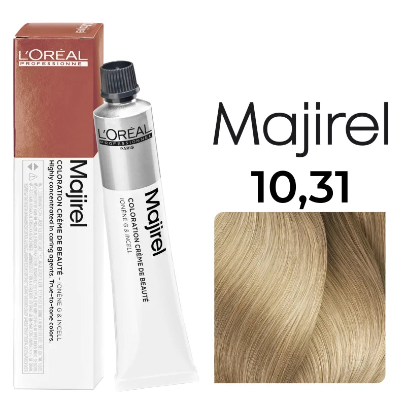 L'Oréal Professionnel MAJIREL 10,31 PLATINBLOND GOLD ASCH, 50 ml