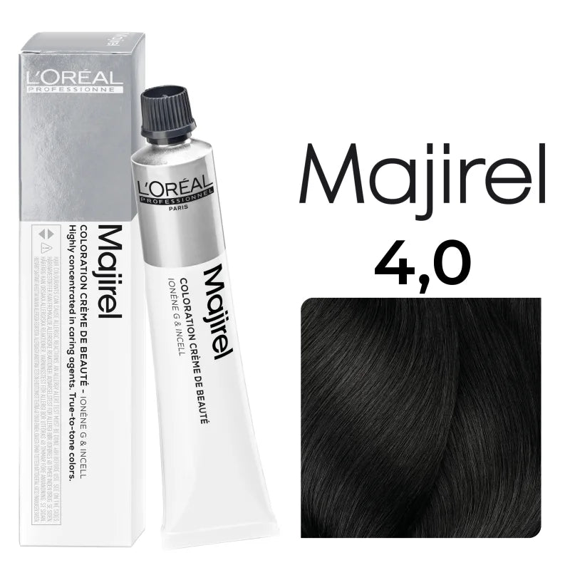 L'Oréal Professionnel MAJIREL 4,0 MITTELBRAUN INTENSIV, 50 ml