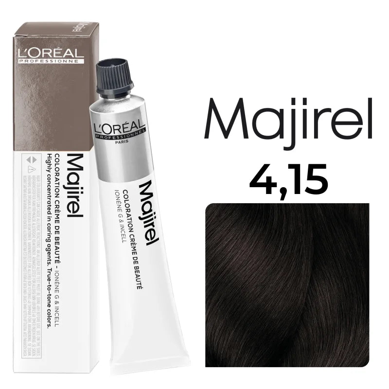 L'Oréal Professionnel MAJIREL 4,15 MITTELBRAUN ASCH MAHAGONI, 50 ml