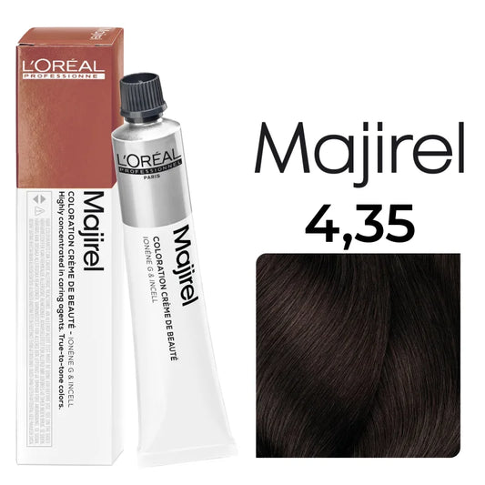 L'Oréal Professionnel MAJIREL 4,35 MITTELBRAUN GOLD MAHAGONI, 50 ml