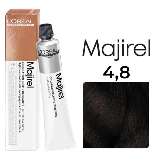 L'Oréal Professionnel MAJIREL 4,8 MITTELBRAUN MOKKA, 50 ml